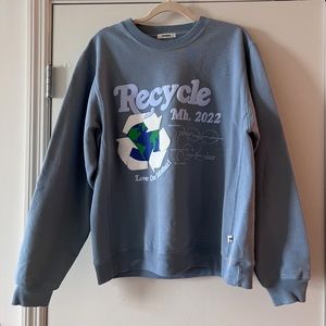 Madhappy Earth Day ‘22, Limited Sweatshirt, Blue - XL
